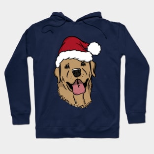 Yellow Lab Santa Christmas Hoodie